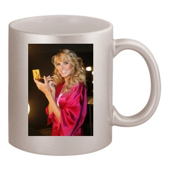 Heidi Klum 11oz Metallic Silver Mug