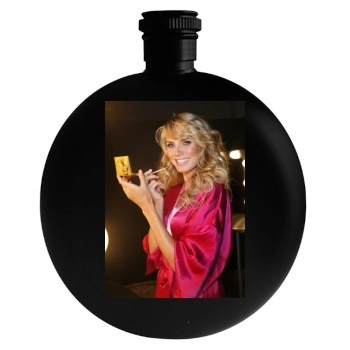 Heidi Klum Round Flask