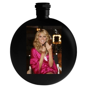 Heidi Klum Round Flask