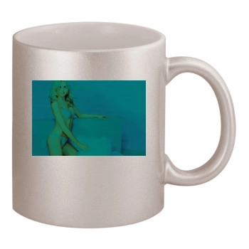 Heidi Klum 11oz Metallic Silver Mug