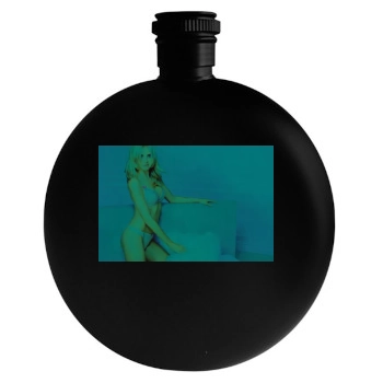 Heidi Klum Round Flask