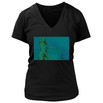 Heidi Klum Women's Deep V-Neck TShirt