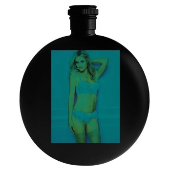 Heidi Klum Round Flask