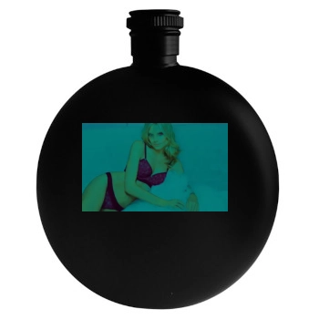 Heidi Klum Round Flask