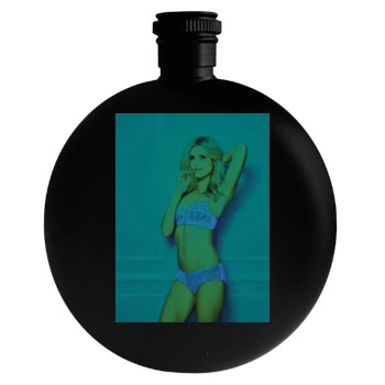 Heidi Klum Round Flask