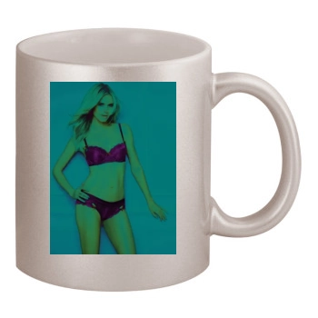 Heidi Klum 11oz Metallic Silver Mug