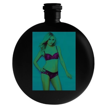 Heidi Klum Round Flask