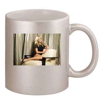 Heidi Klum 11oz Metallic Silver Mug