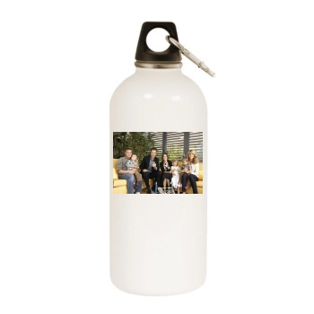 Heidi Klum White Water Bottle With Carabiner