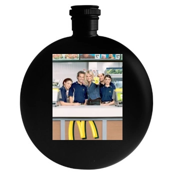 Heidi Klum Round Flask