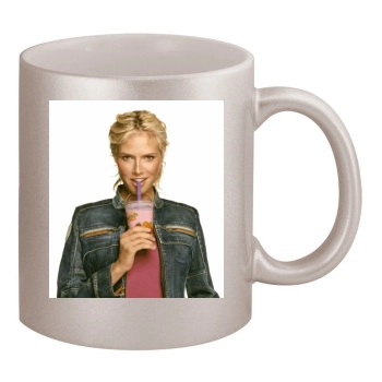 Heidi Klum 11oz Metallic Silver Mug