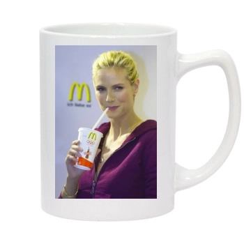 Heidi Klum 14oz White Statesman Mug