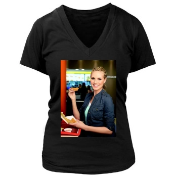 Heidi Klum Women's Deep V-Neck TShirt