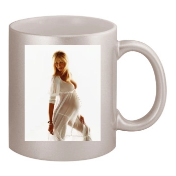 Heidi Klum 11oz Metallic Silver Mug