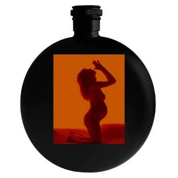 Heidi Klum Round Flask