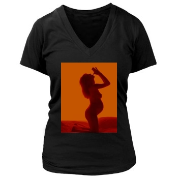 Heidi Klum Women's Deep V-Neck TShirt