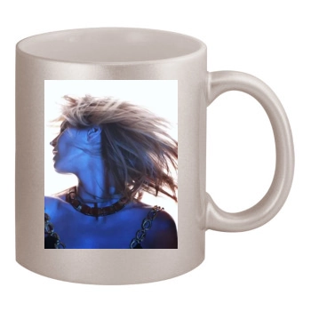 Heidi Klum 11oz Metallic Silver Mug