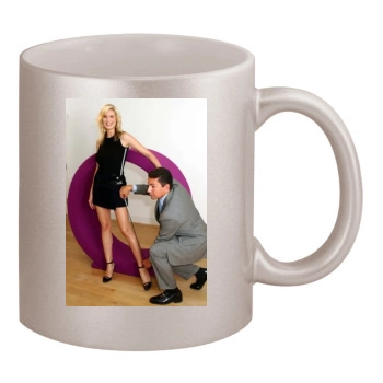 Heidi Klum 11oz Metallic Silver Mug