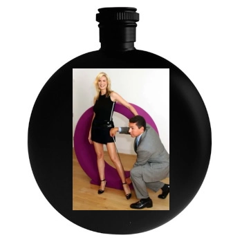 Heidi Klum Round Flask