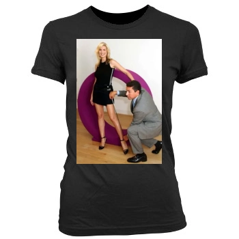 Heidi Klum Women's Junior Cut Crewneck T-Shirt