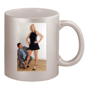 Heidi Klum 11oz Metallic Silver Mug