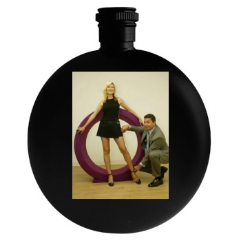 Heidi Klum Round Flask