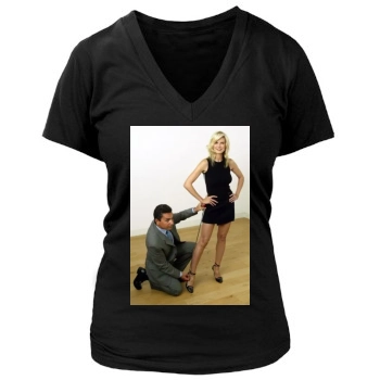 Heidi Klum Women's Deep V-Neck TShirt