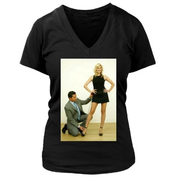 Heidi Klum Women's Deep V-Neck TShirt