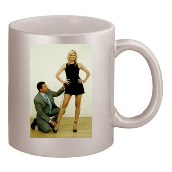 Heidi Klum 11oz Metallic Silver Mug