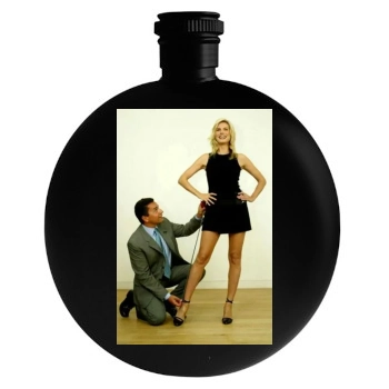 Heidi Klum Round Flask