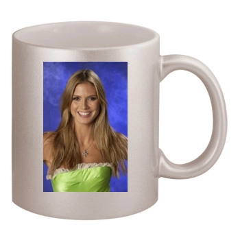 Heidi Klum 11oz Metallic Silver Mug