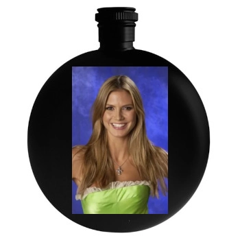 Heidi Klum Round Flask