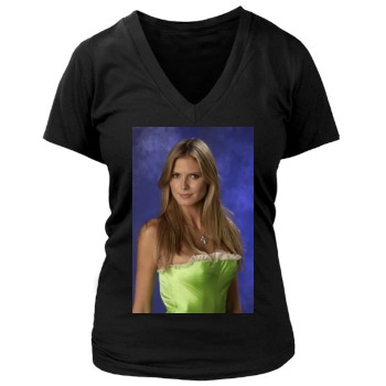 Heidi Klum Women's Deep V-Neck TShirt