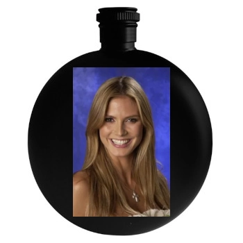 Heidi Klum Round Flask