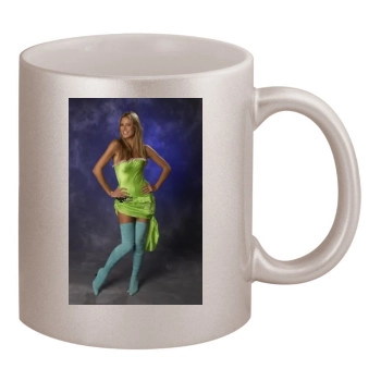 Heidi Klum 11oz Metallic Silver Mug