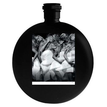 Heidi Klum Round Flask