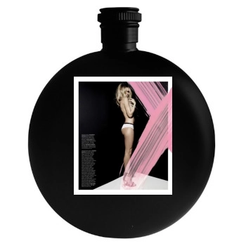 Heidi Klum Round Flask