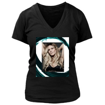 Heidi Klum Women's Deep V-Neck TShirt