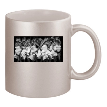 Heidi Klum 11oz Metallic Silver Mug