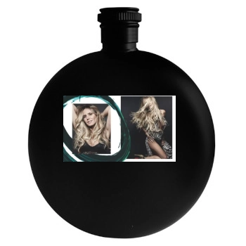 Heidi Klum Round Flask