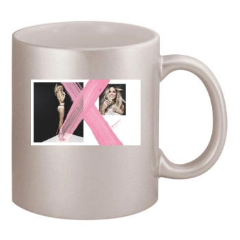 Heidi Klum 11oz Metallic Silver Mug