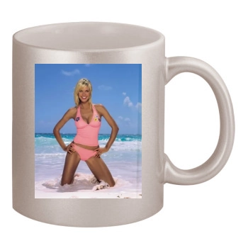 Heidi Klum 11oz Metallic Silver Mug