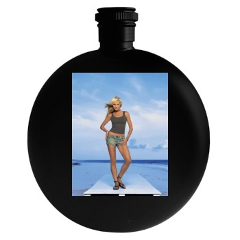 Heidi Klum Round Flask