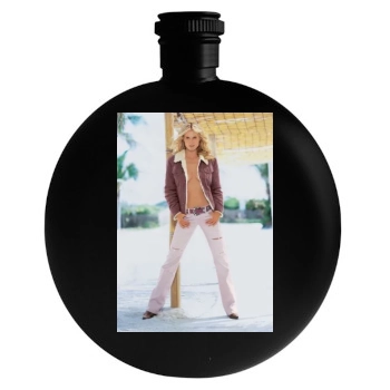 Heidi Klum Round Flask