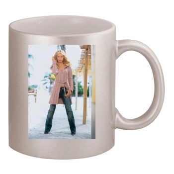 Heidi Klum 11oz Metallic Silver Mug