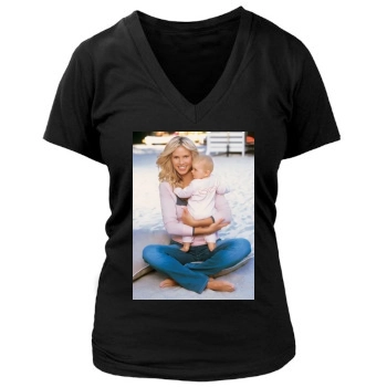 Heidi Klum Women's Deep V-Neck TShirt