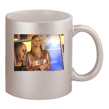 Heidi Klum 11oz Metallic Silver Mug