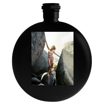 Heidi Klum Round Flask