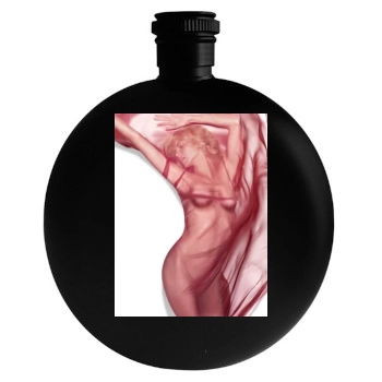 Heidi Klum Round Flask