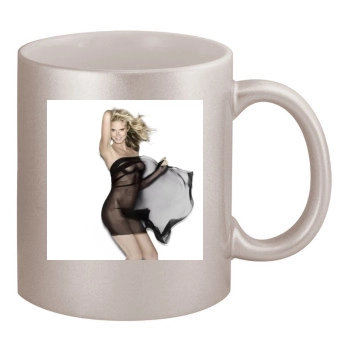 Heidi Klum 11oz Metallic Silver Mug